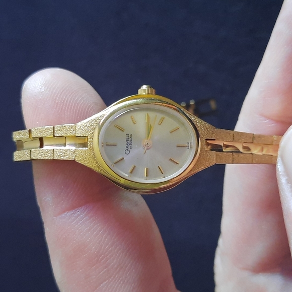 Bulova Accessories Vintage Goldtone Caravelle By Bulova Ladies